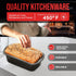 Bakken Swiss Loaf Pan Set, 4-Piece Deluxe Nonstick Carbon Steel Bakeware for Perfect Bread and Cakes, Dishwasher Safe