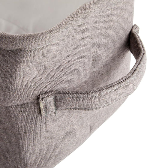 Juvale Toilet Paper Storage Basket for Bathroom Organizing, Rectangular Bin for Fabric Storage, Counter (Gray, 16 x 6 x