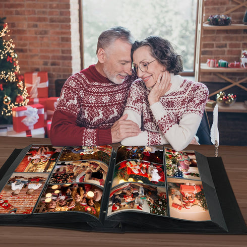 Artmag Fabric Photo Album, 4x6 600 Large Capacity Linen Album for Family Wedding Anniversary