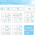 DCA 25 PCS Clear Plastic Drawer Organizer Tray, Storage Bins for Makeup, Kitchen Utensils, Office