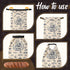2 17" 12" Pcs Bread Bags for Homemade Maker Gift Zipper Reusable Beeswax Bread Storage Bags with Lining Large Freezer