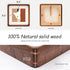 8x8 8x8 6x6 Recuerdos Picture Frame Natural Walnut Wood, Square Wooden Photo Frame with Mat for Gallery Wall Mount