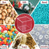 Kamehame Acrylic Boxes for Display, 3 Pack Clear Plastic Square Cube, 3.3x3.3x3.3Inch Small Storage Boxes with Lid