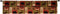 Carstens, Inc JP593 Patchwork Lodge Plush Valance - Multi