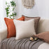 Chair,22x22 Inch Set 2,Rust Woaboy Decorative Linen Fringe Throw Pillow Covers Boho Farmhouse Soft Cushion Covers