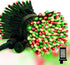 LAMPHOME 66ft Christmas Decorative Mini Lights, 200 LED Green Wire Fairy Starry