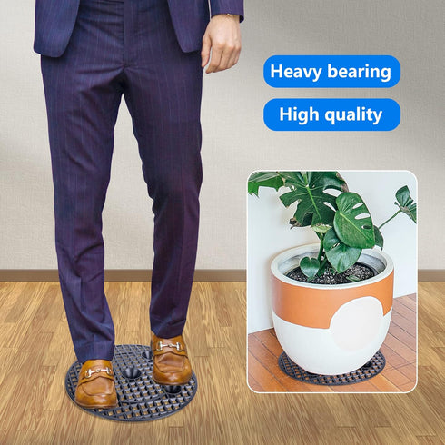 LFUTARI 6 12inch (30cm-6pcs, PCS Plant Level Pot Elevator, Plant Stands, Plant Pot Saucer for Prevent Rot and Damage on