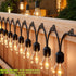 50 Pack Lewufe Hooks for Outdoor String Lights Clips, Christmas Light Clips Weatherproof, Lights Hanger Hooks