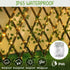 40FT 120LED OMIKA Vine with Fairy Lights Battery Operated, Pothos String Lights with Remote, Pothos Leaf Lights