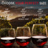 16 oz Stemless Plastic Wine Glasses, Shatterproof Tritan, Reusable, Set of 4, BPA-free, Dishwasher-Safe