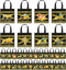 Photect 24 Pieces Construction Party Favors Bags, Non Woven Tote Bags for Birthday Party Supplies, Truck Treat Bags