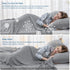 CHOSHOME Cooling Blanket for Hot Sleepers, Lightweight Summer Cold Thin Blanket for Sleeping, Twin Size, Gray
