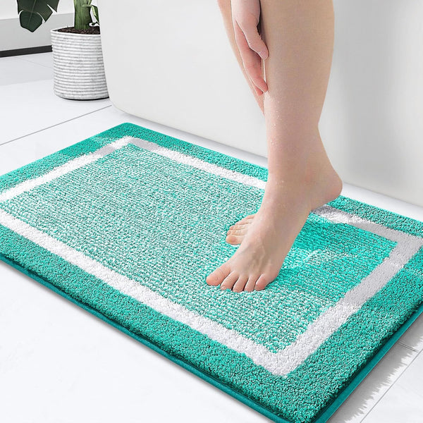 OLANLY Bathroom Rugs 24x16 - Extra Soft Absorbent Microfiber Bath Mat, Non-Slip, Machine Washable, Quick Dry Shaggy