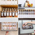24 400 Set 4 OZ Churboro Glass Spice Jars with Bamboo Airtight Lids, Spice Labels, Funnel and Chalk Marker Spice