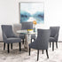 Home1PCS,Dark Lellen Stretch Wingback Chair Cover Slipcover - Reusable Wingback Side Chair Slipcover,Accent Chair