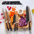 PATIKIL Plastic Safety Knife Cover Sleeves, 2 Pack for 7" Nakiri Knife, Universal Blade Protector, Black