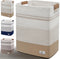 AINUOQI Large Laundry Hamper Basket, 85L Cotton Rope Woven Storage Bin for Blankets,