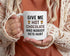 11 oz Funny Hot Cocoa Mug. Give Me Hot Chocolate and Nobody Gets Hurt Coffee Cup. Novelty Gift idea for Winter and the