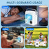 CAYNEL Portable Air Conditioner | 2 Speeds, 5W USB | Water Tank, 1~12h Timer | Adjustable Air Outlet for Desktop &