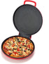 Zenith Versa Grill Non-Stick Pizza Maker Machine - Electric Indoor Grill, Calzone Maker, Red
