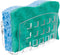 iDesign BPA-Free Plastic Sponge Holder for Kitchen Sink, Clear, with Suction Cups