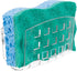 iDesign BPA-Free Plastic Sponge Holder for Kitchen Sink, Clear, with Suction Cups