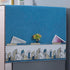 Fridge Dust Cover Fridge Dust Proof Cover Front Load with Storage Pockets Anti-Slip Washer And Dryer Top Covers Washer and Dryer Top Cover Washing Machine Top Cover - Blue