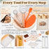 VEDALIO Sourdough Starter Kit, Sourdough Bread Baking Supplies, Sourdough Kit for Modern Home and Kitchen, Sourdough