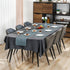 Set 8 Myir JUN Dual Sided Placemats, Faux Leather of for Dining Table, Non-Slip Washable Heat Resistant Indoor Outdoor