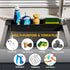 NiHome Extendable Over Sink Kitchen Organizer, Telescopic Storage Rack for Sponge, Adjustable Caddy with Drainage