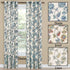 Renaissance Home Fashion Colette Printed Grommet Panel - 52" x 84", Jewel