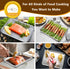P&P CHEF 10.4 Inch Baking Sheet Pan with Rack Set, Stainless Steel Cookie Sheet Pan for Oven Use