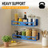 4 Pack Magnetic Spice Rack for Refrigerator, Metal Magnetic Shelf Organizer for Fridge Side, Strong Spice Storage Rack