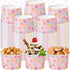 Hsei 60 Pcs 16oz Valentine's Day Conversation Heart Disposable Soup Bowls Ice Cream