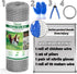 16.9 Inch 40 0.6 Inch Chicken Wire Fencing Mesh, x Feet Metal Floral Chicken Wire Fence for Crafts Poultry Garden