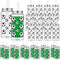 Maxdot 24 Pack 14.2 OZ Soccer Plastic Cups with Lid and Straw Bulk