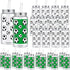 Maxdot 24 Pack 14.2 OZ Soccer Plastic Cups with Lid and Straw Bulk