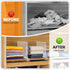 JOY DECOR 8 Pack Closets Closet Acrylic Clear Shelf Dividers for Organizer and Storage Adjustable Vertical Wood Shelf