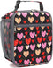 FlowFly Kids Lunch Box, Insulated Soft Bag Mini Cooler Thermal Meal Tote Kit for Girls, Boys, Heart