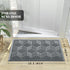 Yimobra Front Entrance Door Mat, All-Season Heavy Duty Outdoor Indoor Entryway Floor Mat, Sturdy Natural Rubber, Non Slip, Resist Dirt, Water Absorption, Easy Clean, 29.5x17 Inch, Black Gray by Yimobra