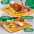 24 Inch 2XL GREENER CHEF Bamboo Cutting Board with Lifetime Replacement - Extra Large Wooden Butcher Block for Kitchen