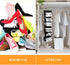 3 12 Closet Barydat Pcs Dual Sided Hanging Shoe Organizer Clear Pockets Mesh Hanging Shoe Rack Holder with Rotating
