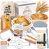 VEDALIO Sourdough Starter Kit, Sourdough Bread Baking Supplies, Bread Proofing Basket, Sourdough Kit