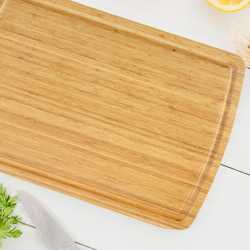 GAOMON 30" Counter Extra Large Bamboo Cutting Board, Huge Wood Cutting Boards for Stove Top to Add Space, Noodle