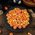 Halloween Resin Charms - 80Pcs Fake Pumpkin Candy Corn Mini Ornaments for DIY Craft Making Decorations