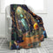 Jekeno Starry Sky Planet Bookshelf Blanket Gifts for Women Men Kids Halloween