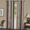 Ombre Panel Light Filtering Semi-Sheer Window Curtain - 84 Inch Length, 50 Inch Width - Chocolate Light Filtering Soft