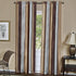Ombre Panel Light Filtering Semi-Sheer Window Curtain - 84 Inch Length, 50 Inch Width - Chocolate Light Filtering Soft