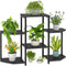 Asgolion Plant Stand Indoor,Multiple Plant Shelf Corner Rack, 6 Potted Plant Stand,