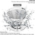 Pour Over Coffee Dripper, Reusable Paperless Coffee Filter for Single Cup Brew, Stainless Steel Cone Filter